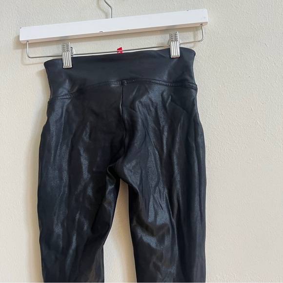 SPANX Faux Leather Leggings in Black - Picture 6 of 9